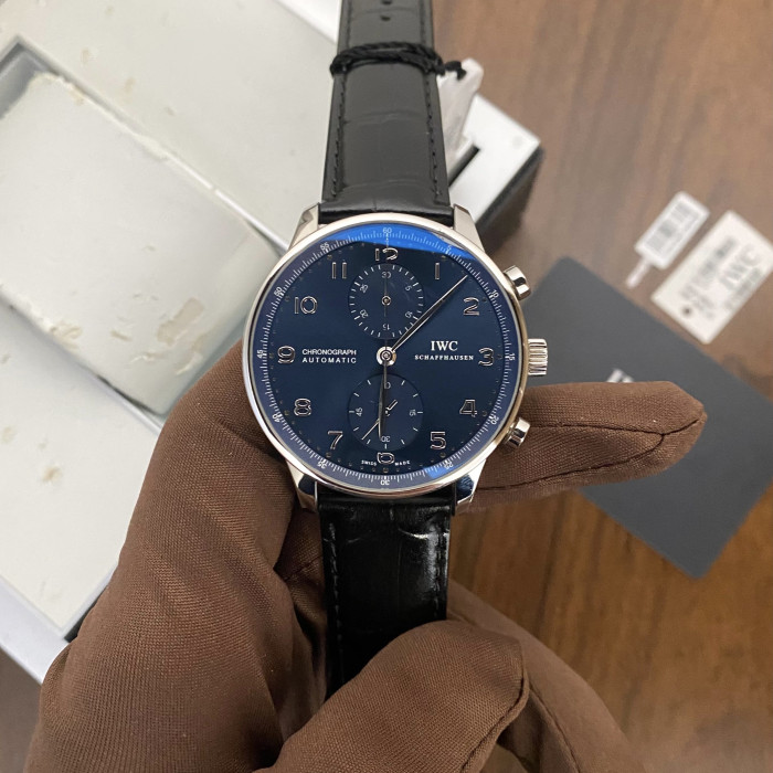 IWC Cronograph Portuguese Blue Dial IW371491