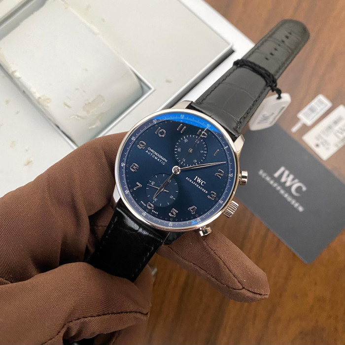 IWC Cronograph Portuguese Blue Dial IW371491