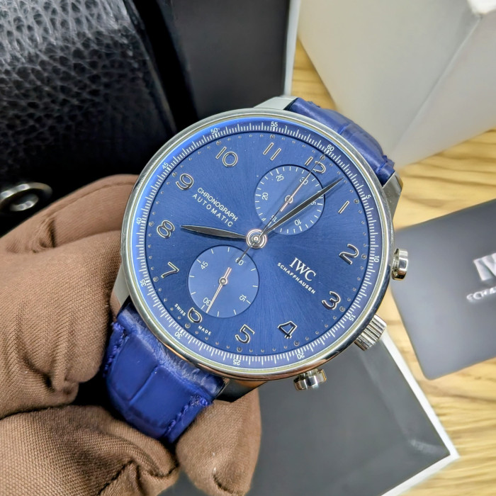 IWC Cronograph Portuguese Blue Dial IW371606