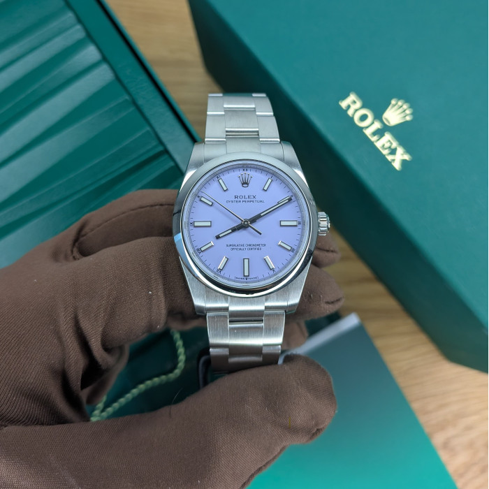 Rolex Oyster Perpetual 34mm Lavender Dial