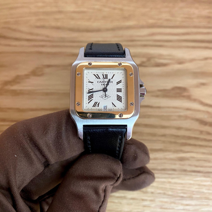 Cartier Santos Galbee steel/gold Love Collection