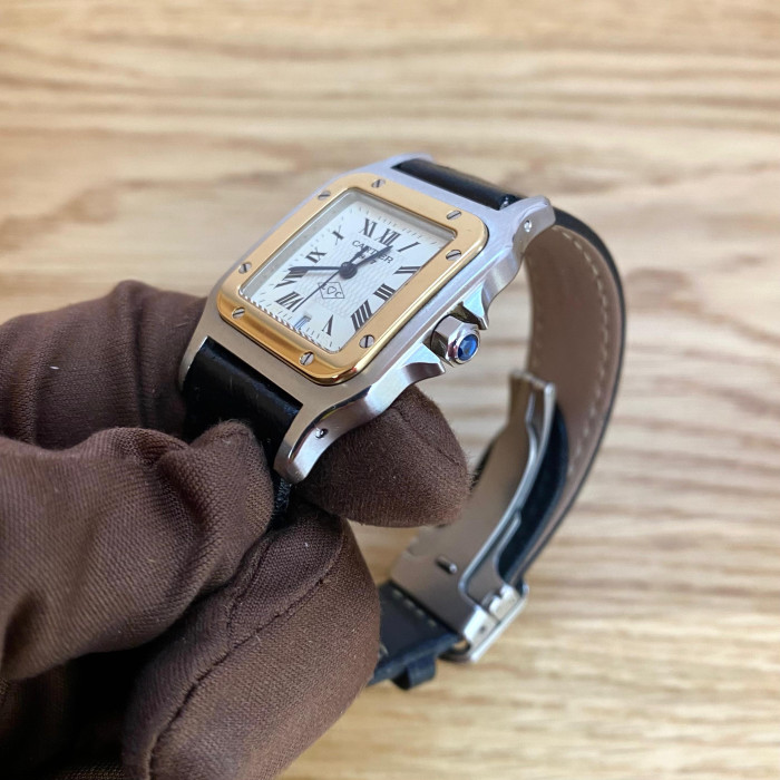 Cartier Santos Galbee steel/gold Love Collection