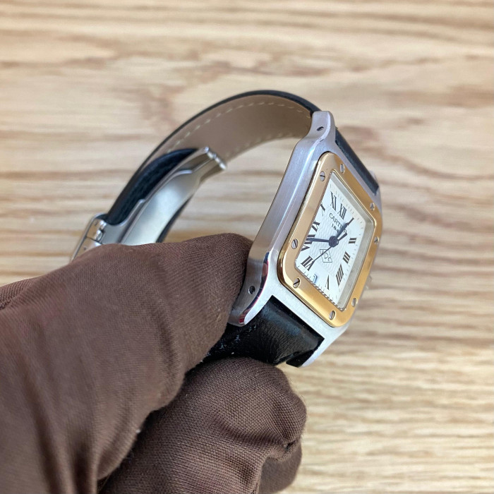 Cartier Santos Galbee steel/gold Love Collection