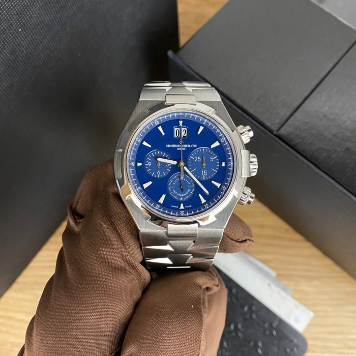 Vacheron Constantin Overseas Chronograph Blue Dial Box and Paper