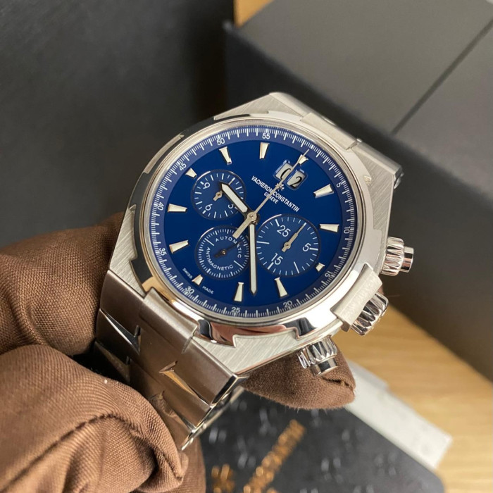 Vacheron Constantin Overseas Chronograph Blue Dial Box and Paper
