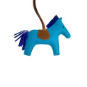 Hermes Rodeo Charm MM Charm Agneau Milo Blue aztec
