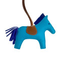 Hermes Rodeo Charm MM Charm Agneau Milo Blue aztec