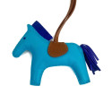 Hermes Rodeo Charm MM Charm Agneau Milo Blue aztec