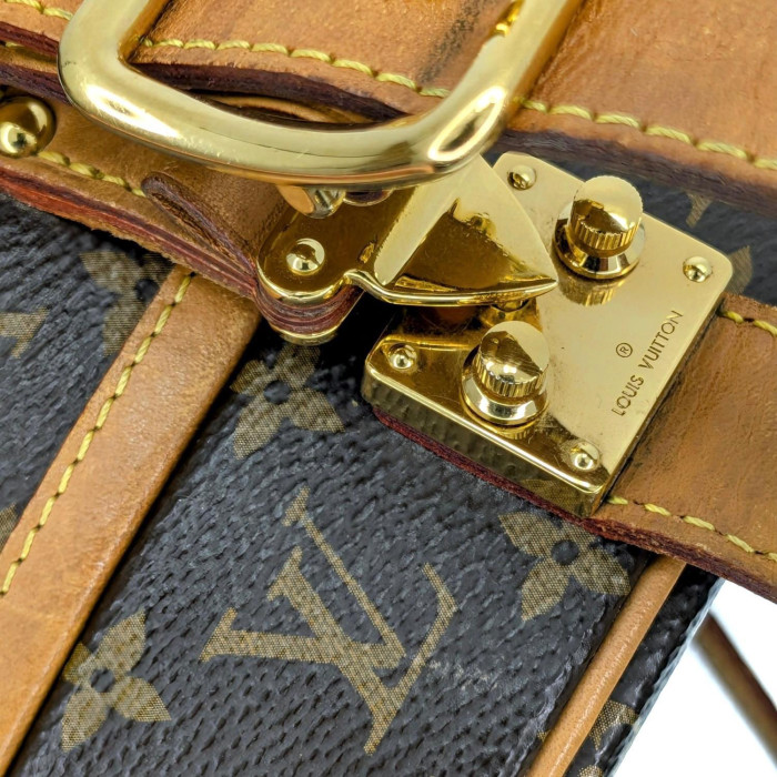 Louis Vuitton Monogram Petite Boite Chapeau M43514 Brown