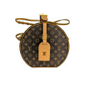 Louis Vuitton Monogram Petite Boite Chapeau M43514 Brown