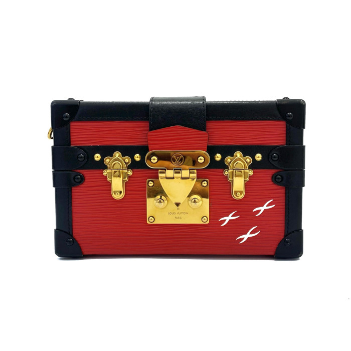 Louis Vuitton Epi Petite Mull M54651 RedxBlack