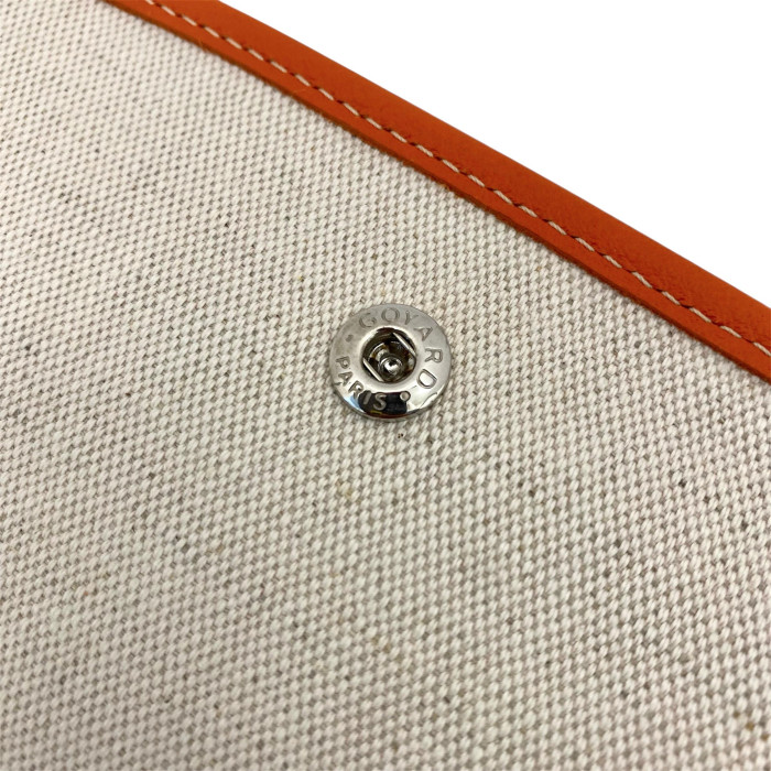 Goyard Pochette Plume leather Shoulder bag Orange