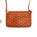 Goyard Pochette Plume leather Shoulder bag Orange