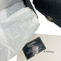 Chanel Mini Matelasse 20 Caviar Skin Single Flap Single Chain Bag Black Gold Metal Fittings