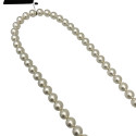 Chanel Matelasse Lambskin Chain Wallet Pearl Black Gold Metal Fittings