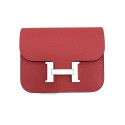 Hermes Constance Slim Evercolor Wallet Rose Azalee W 2024