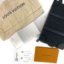 Louis Vuitton Taurillon Monogram soft trunk wallet M80224 Black