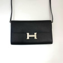 Hermes Constance Long Togo Veau Epsom Black Silver Metal Fittings Z 2021