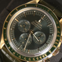 Omega speedmaster 31063425010001 Green yellow Gold brand new 2026
