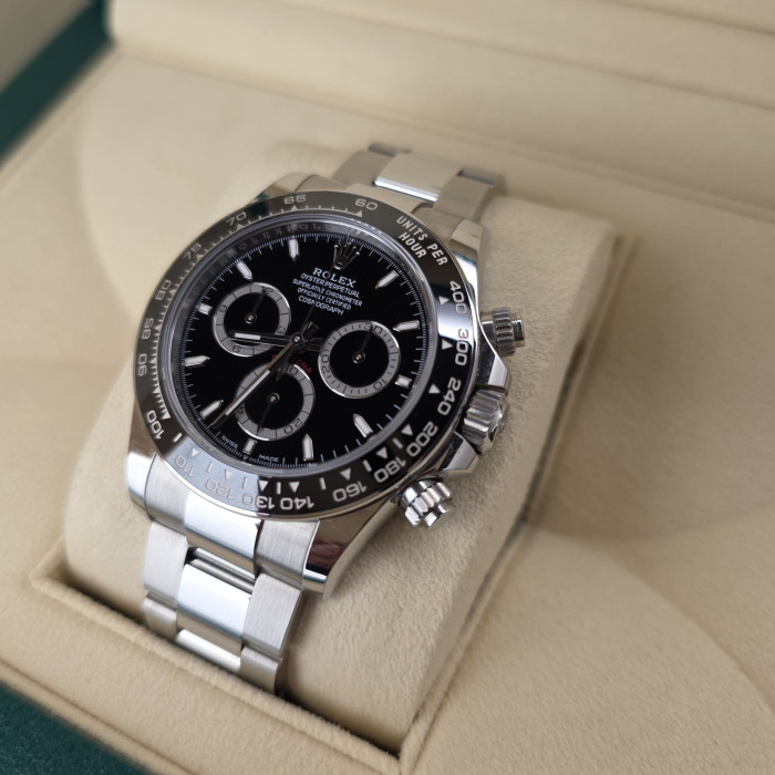 Rolex Cosmograph Daytona, 126500LN-0002, Nuovo 2024 Full Set