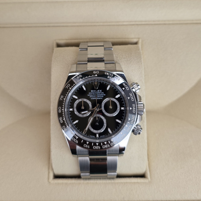 Rolex Cosmograph Daytona, 126500LN-0002, Nuovo 2024 Full Set