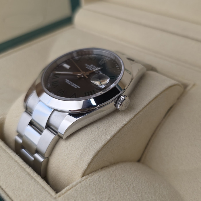 Rolex Datejust 41 mm Wimbledon 126300 Like New 2019 Full Set