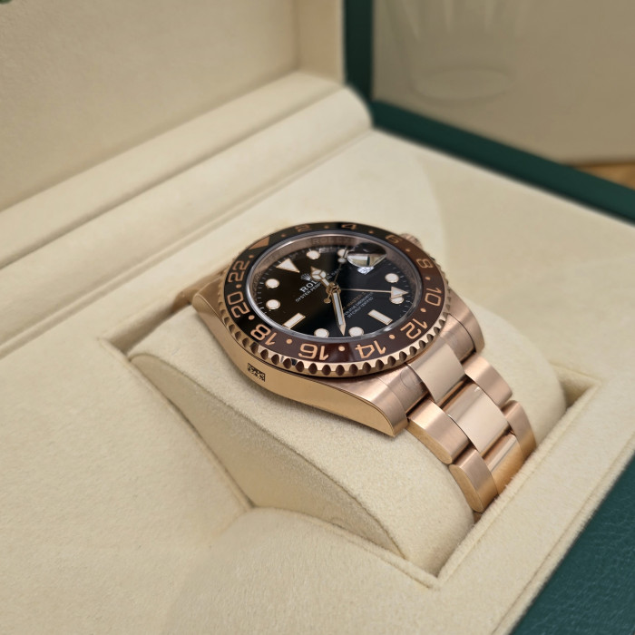 Rolex Gmt Master II Rose Gold 126715CHNR Brand New 2020 Full Stickers Full Set