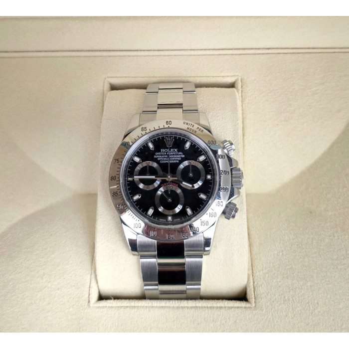Rolex Daytona Black Cromalight 116520 Like new 2015 serviced in 2020 Full Set