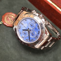 Rolex Daytona sodalite Blue 116509-0023 Like New white Gold Full Set 2007