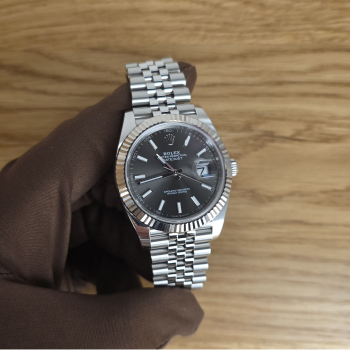 Rolex Datejust 41 Rhodium Dial Never Worn Jubilee Brand new 2022 Full Set