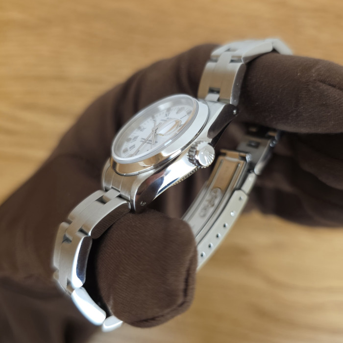 Rolex Oyster Perpetual Lady-Datejust 69190 White Dial Roman 26 mm Like new 1991