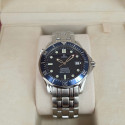 Omega Seamaster Diver Blu Dial 25318000 Perfect Condition 2002 Full Set Three Cards