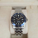 Omega Seamaster Diver Blu Dial 25318000 Perfect Condition 2002 Full Set Three Cards