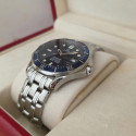 Omega Seamaster Diver Blu Dial 25318000 Perfect Condition 2002 Full Set Three Cards