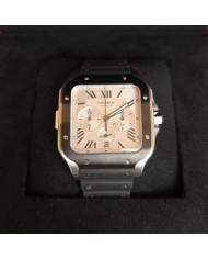 Cartier Tank Américaine WB705051 Blu Dial Blue Sapphires Like New