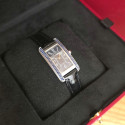 Cartier Tank Américaine WB705051 Blu Dial Blue Sapphires Like New
