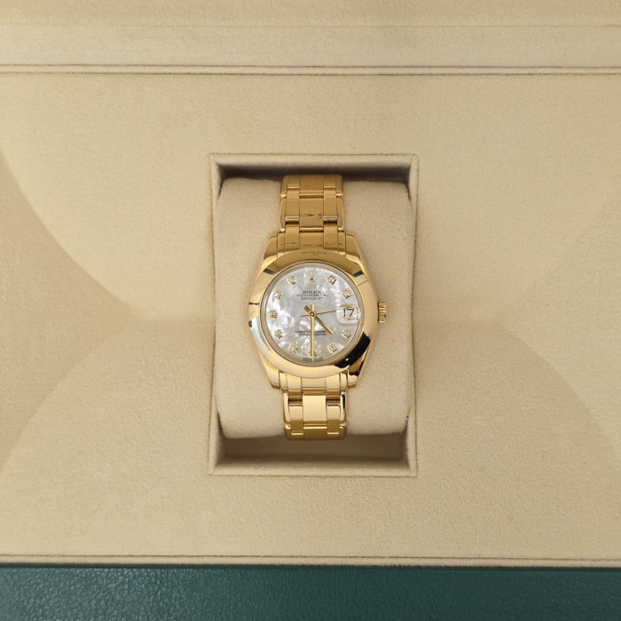 Datejust 31 Pearlmaster 81208 Like New 2015 Full Set