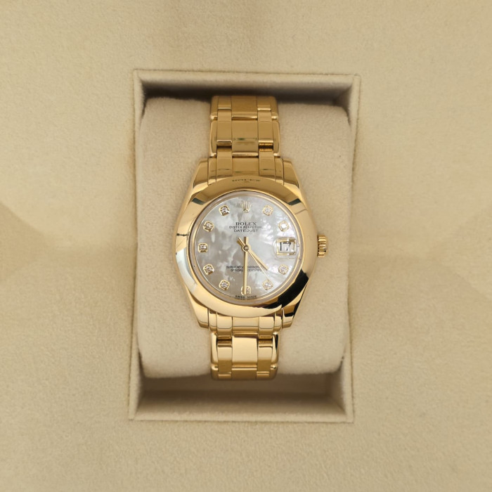 Datejust 31 Pearlmaster 81208 Like New 2015 Full Set