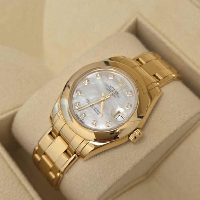 Datejust 31 Pearlmaster 81208 Like New 2015 Full Set