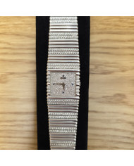 Piaget Emperador 18k Yellow Gold Diamond Pavé Dial Emerald