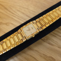 Piaget Emperador 18k Yellow Gold Diamond Pavé Dial Emerald