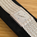 Piaget Emperador 18k White Gold Diamond and sapphire dial