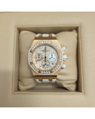 Piaget Emperador 18k White Gold Diamond and sapphire dial