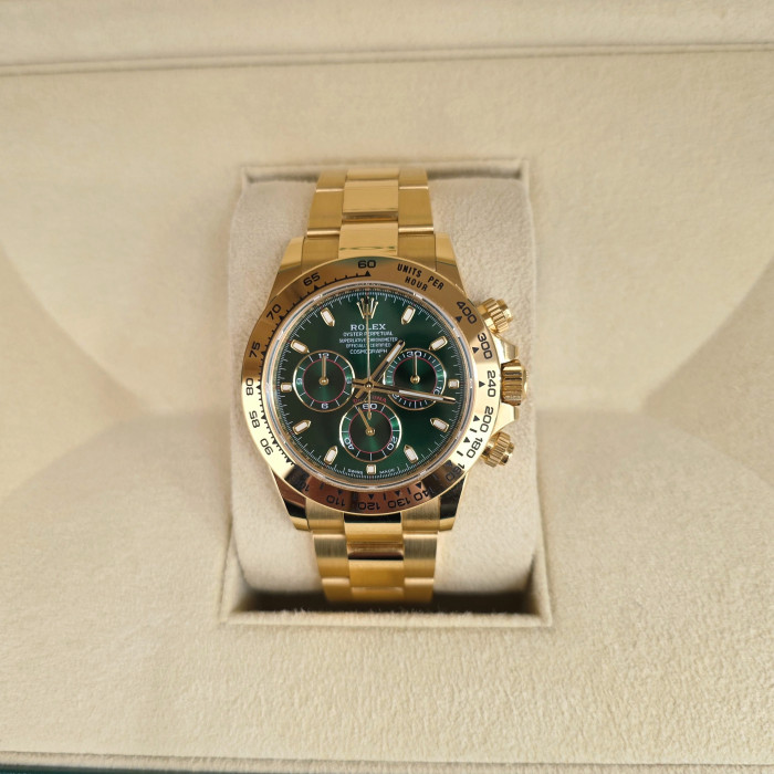 Rolex Daytona Green Dial 116508 Brand New 12/2022 Full Set