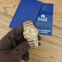 Piaget Tanagra Yellow Gold Diamond and a ruby dial 95047M406D Like New