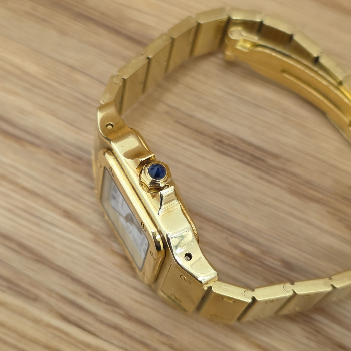 Cartier Santos Galbeè Yellow Gold Small Size 8170 Like New