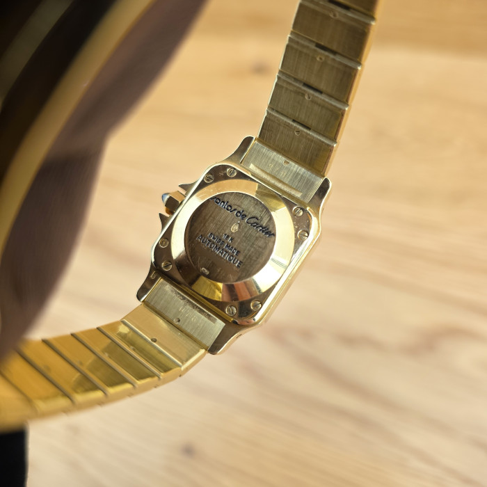 Cartier Santos Galbeè Yellow Gold Small Size 8170 Like New