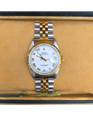 Rolex Datejust 36 Jubilee Diamond Champagne Dial 16233 Like New Full Set