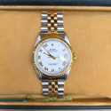Rolex Datejust 36 Jubilee White Roman Dial 16233 Like New Full Set