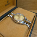 Rolex Datejust 36 Jubilee Diamond Champagne Dial 16233 Like New Full Set